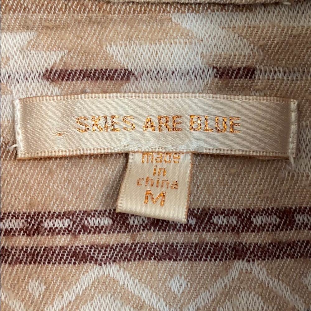 Aztec design button up - Picture 2 of 3